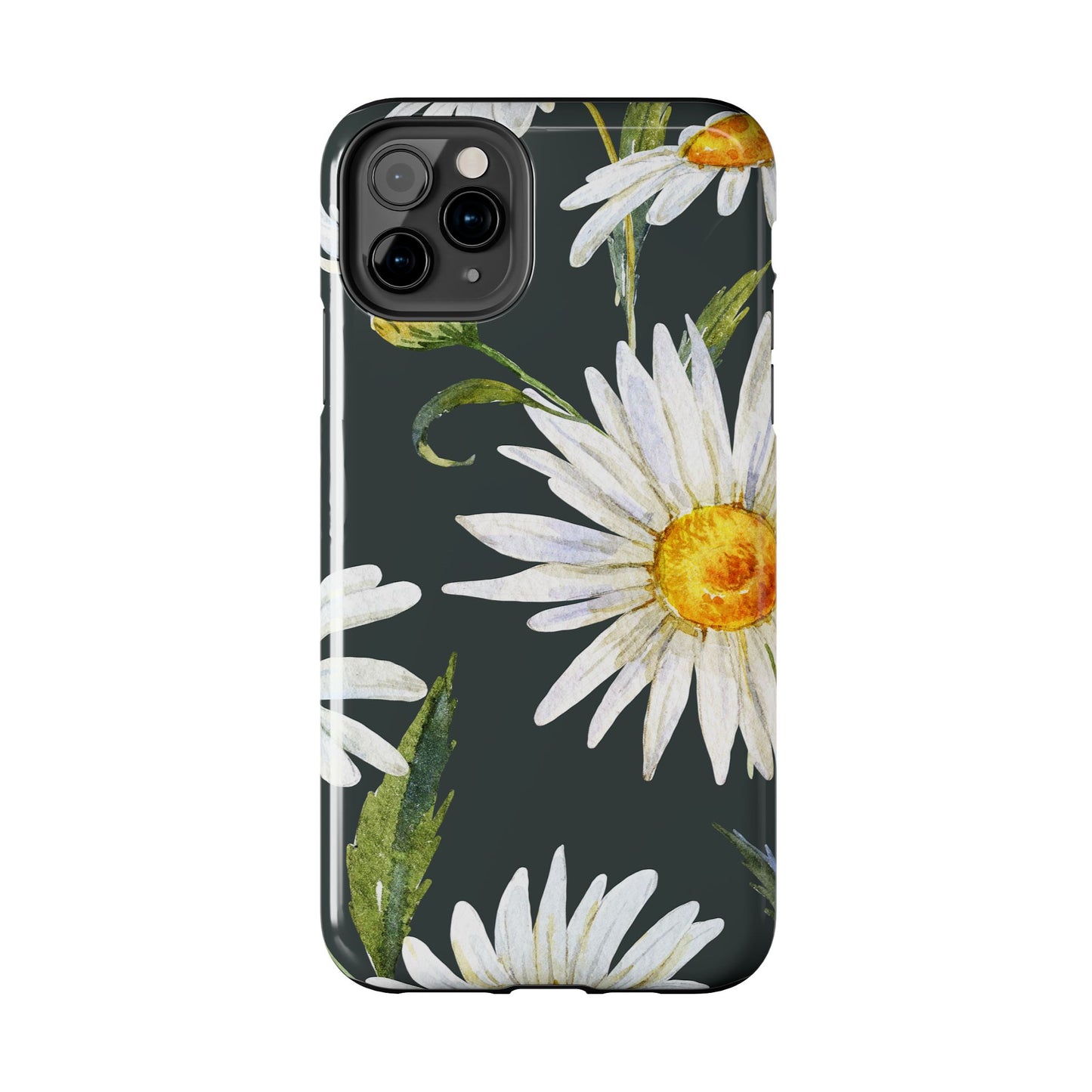 Floral Tough Phone Cases - Durable Protection with Daisy Design