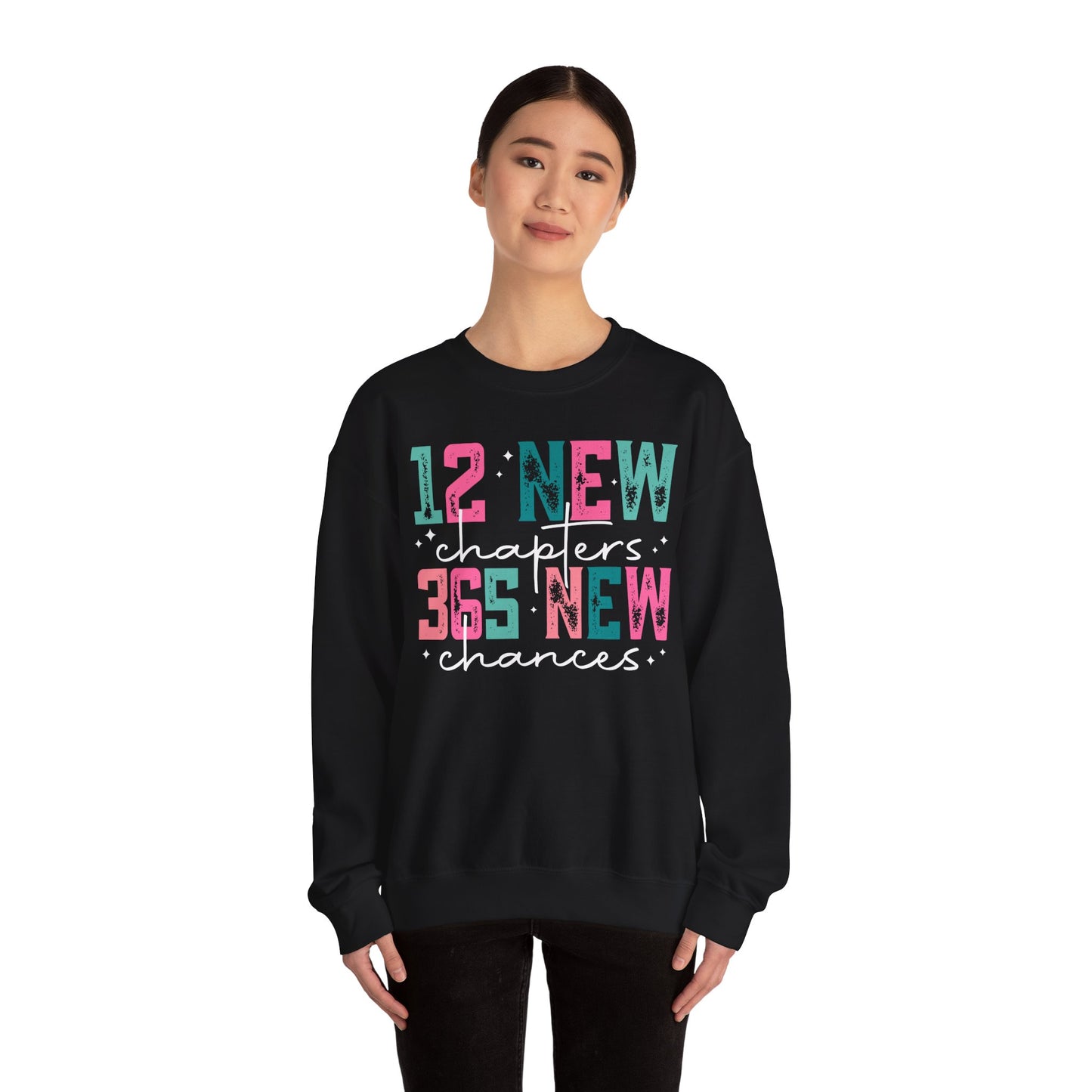 New Chapters Crewneck Sweatshirt – 12 New Chapters, 365 New Chances