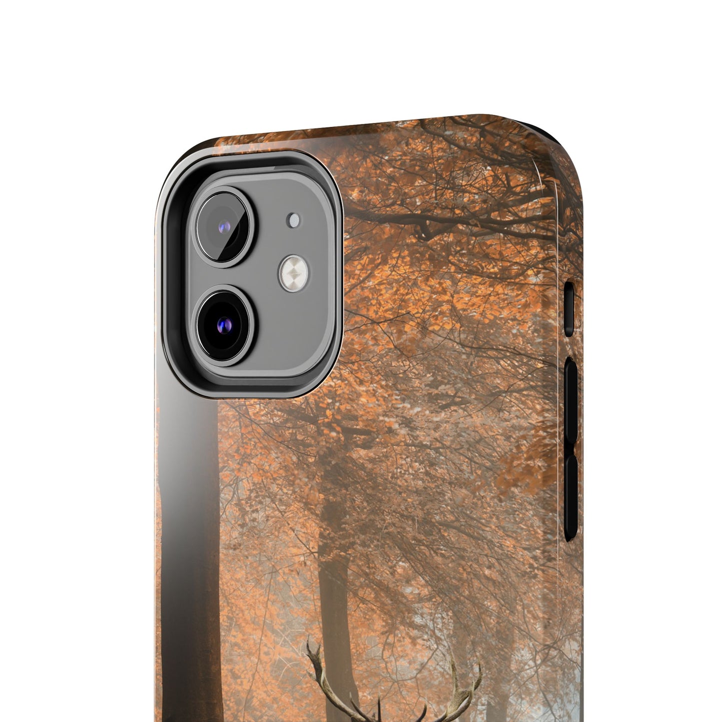 Nature-Inspired Tough Phone Case - Majestic Stag in Autumn Forest