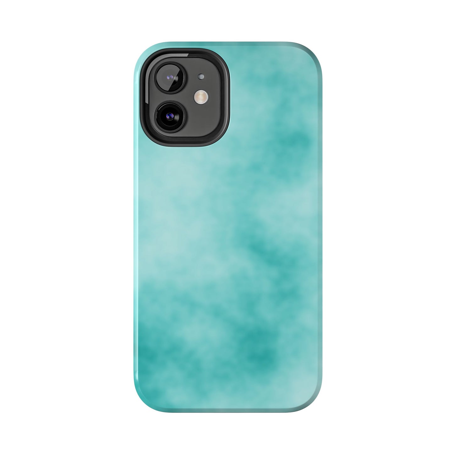 Vibrant Aqua Tough Phone Cases - Stylish & Durable Protection for Your Device