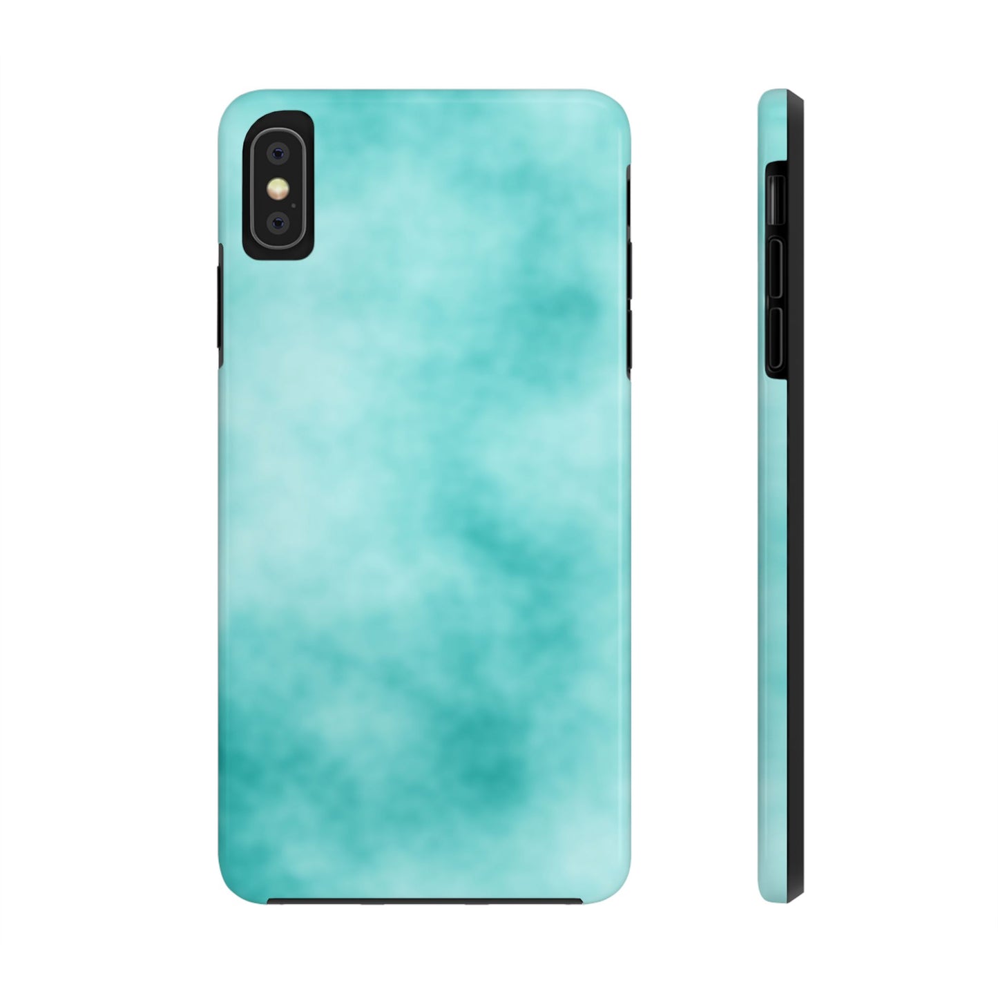 Vibrant Aqua Tough Phone Cases - Stylish & Durable Protection for Your Device