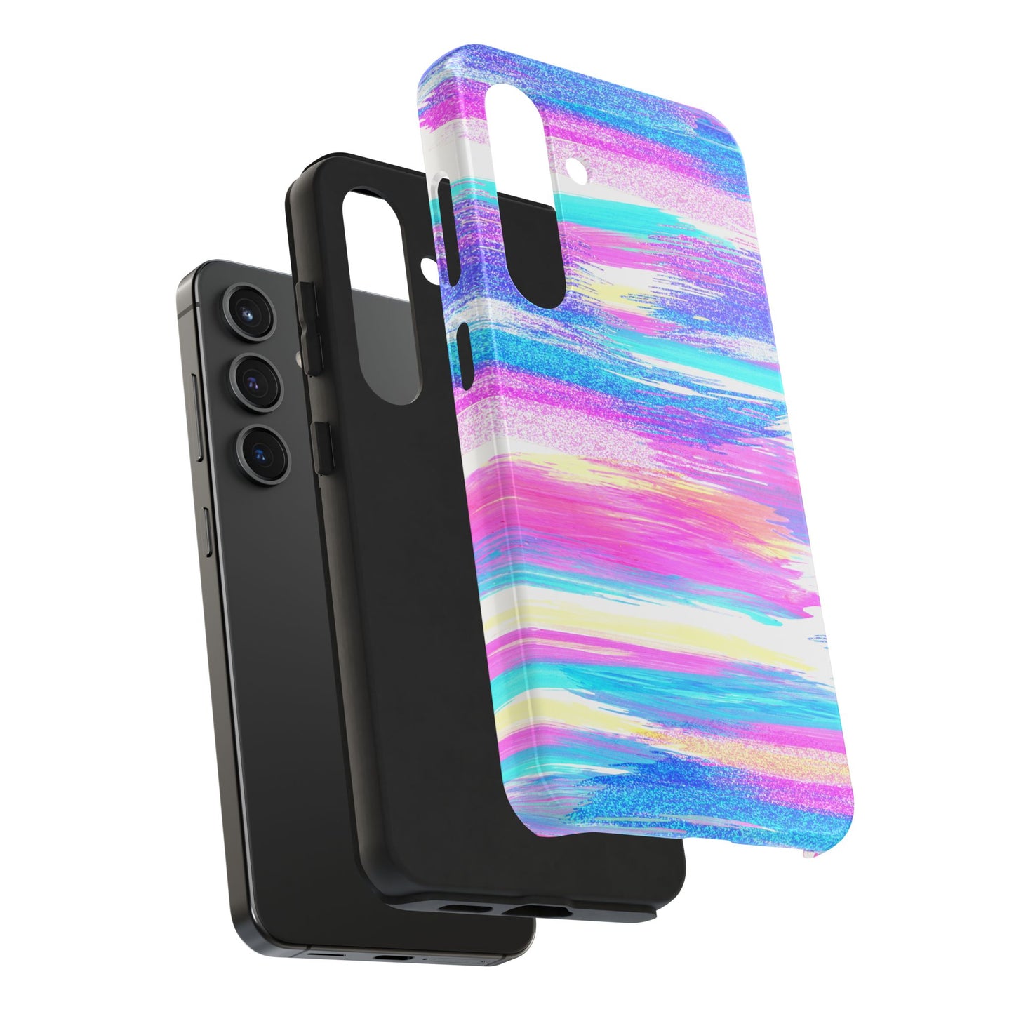 Colorful Abstract Tough Phone Case - Vibrant Protection for Your Device