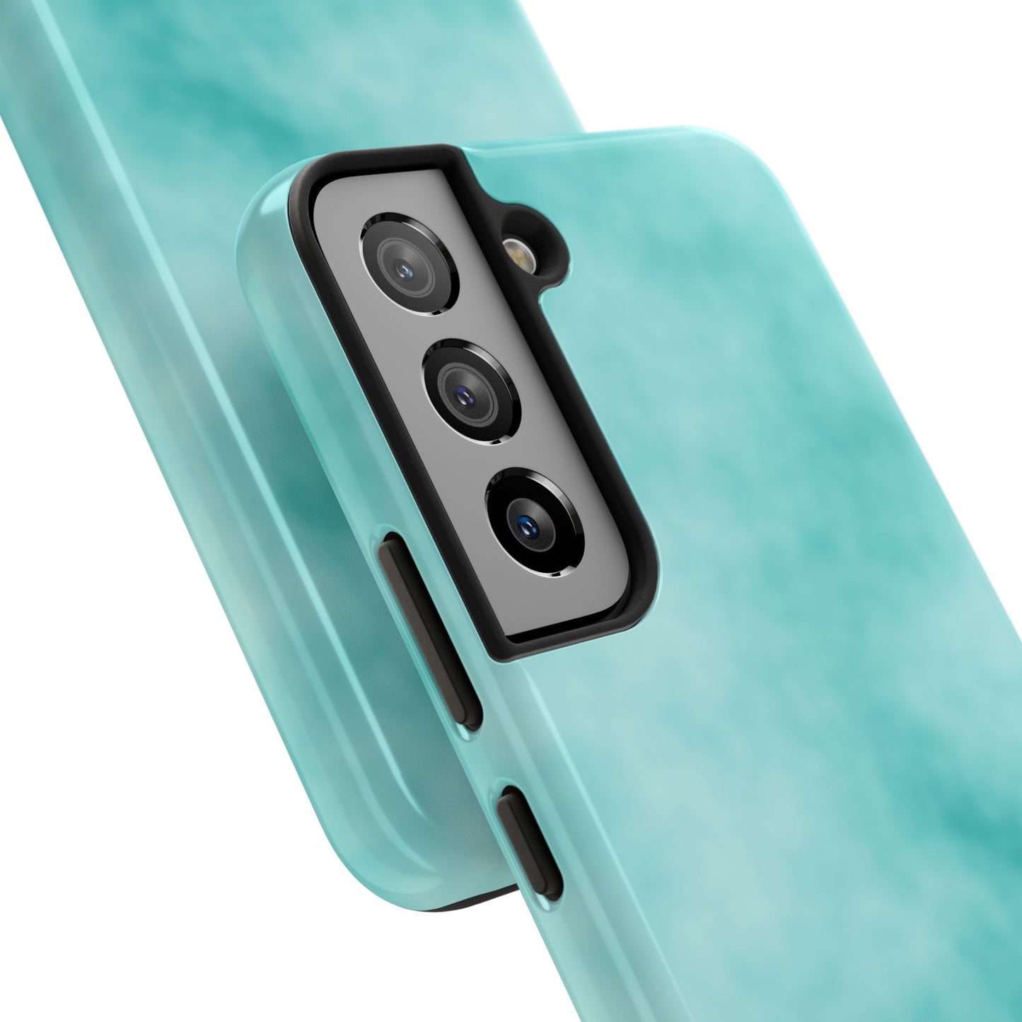 Vibrant Aqua Tough Phone Cases - Stylish & Durable Protection for Your Device