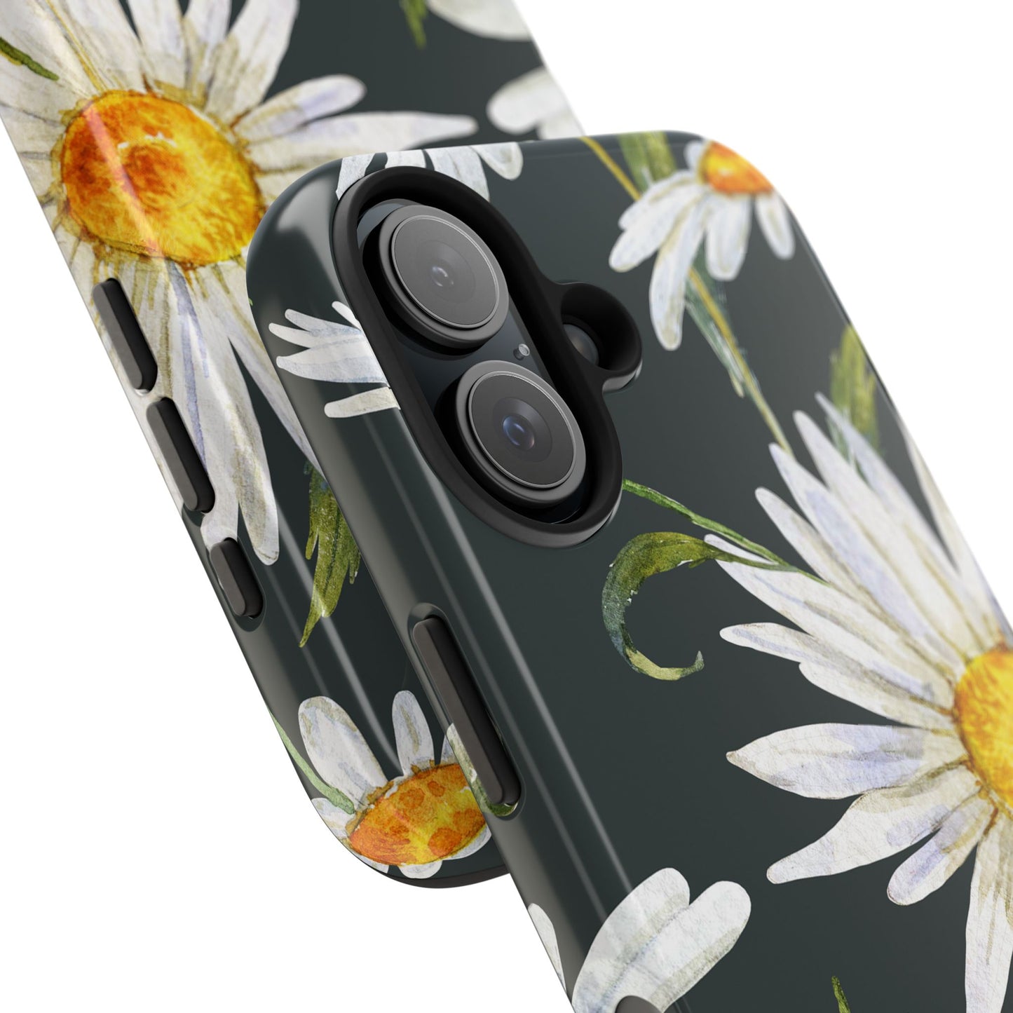 Floral Tough Phone Cases - Durable Protection with Daisy Design