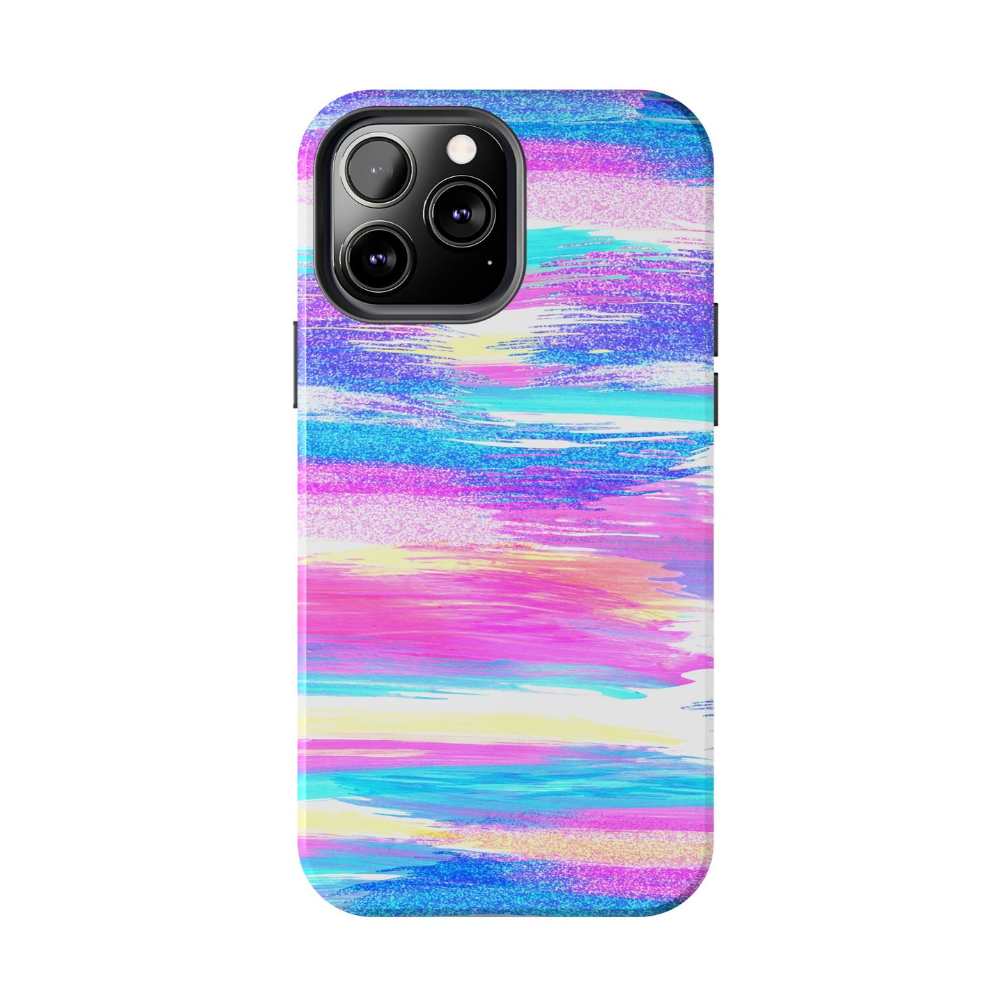 Colorful Abstract Tough Phone Case - Vibrant Protection for Your Device