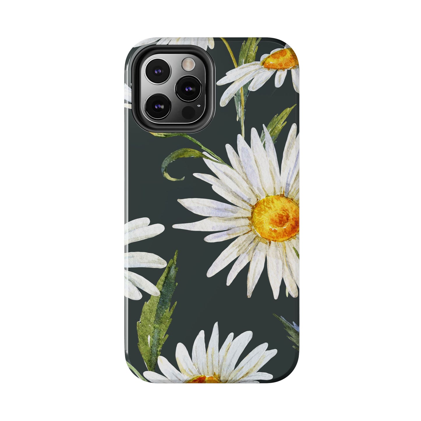 Floral Tough Phone Cases - Durable Protection with Daisy Design