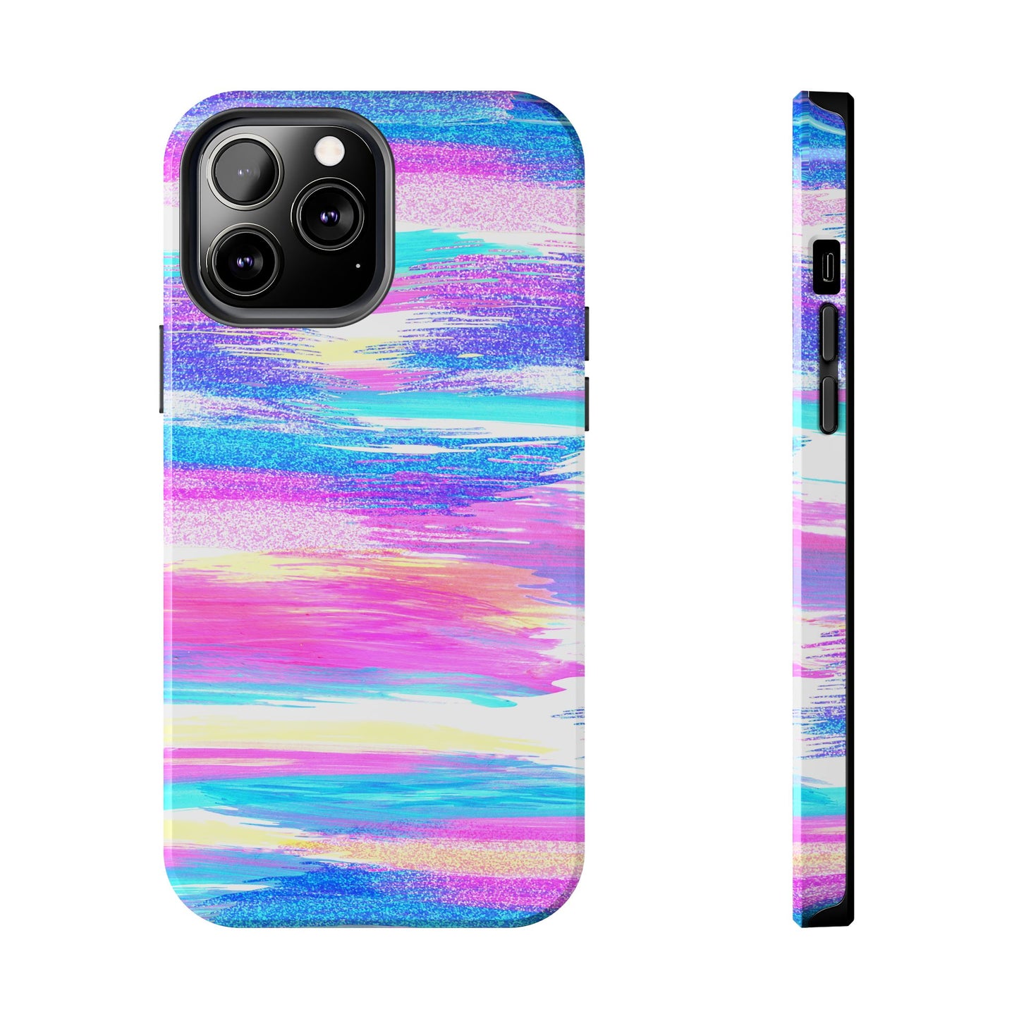 Colorful Abstract Tough Phone Case - Vibrant Protection for Your Device