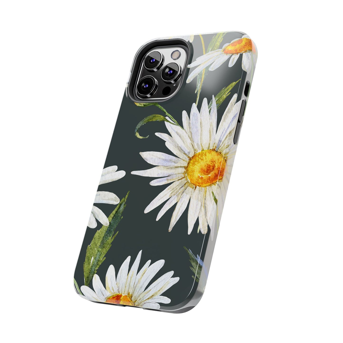 Floral Tough Phone Cases - Durable Protection with Daisy Design