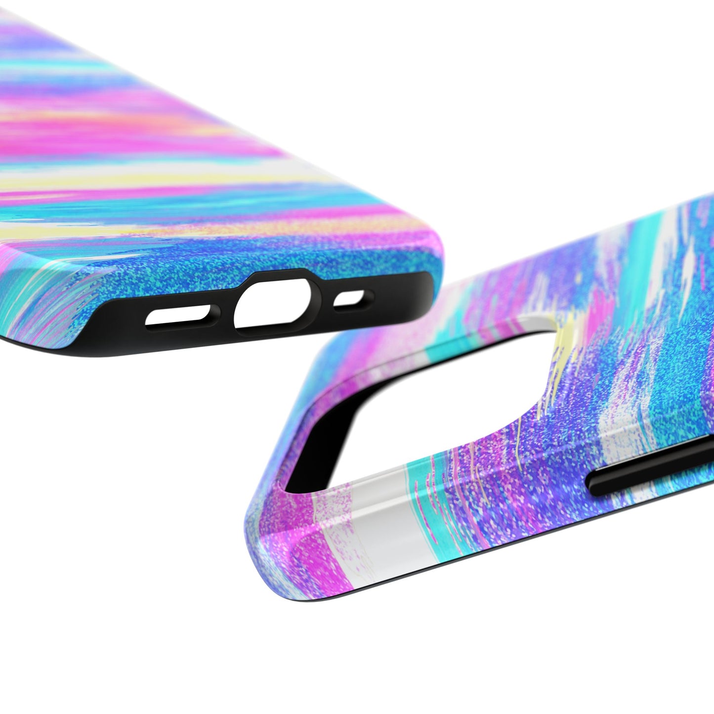 Colorful Abstract Tough Phone Case - Vibrant Protection for Your Device