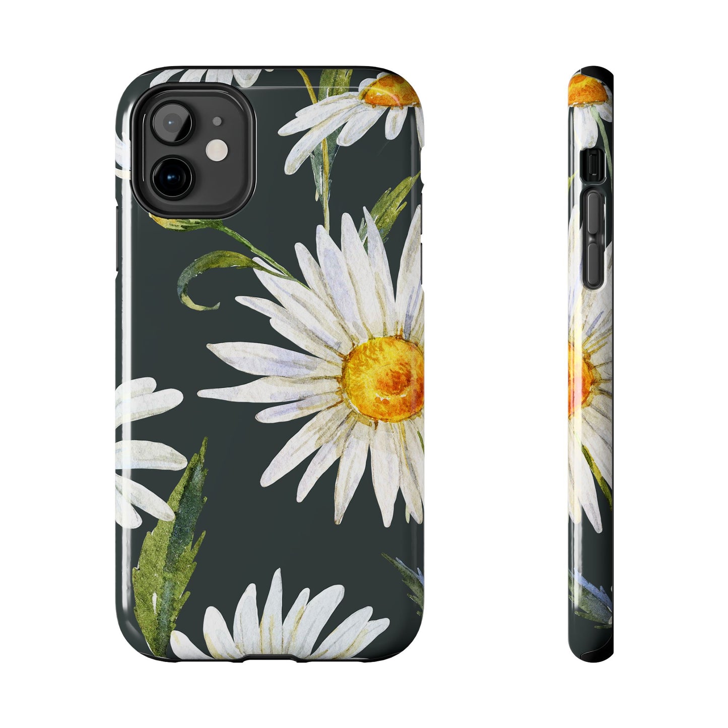 Floral Tough Phone Cases - Durable Protection with Daisy Design