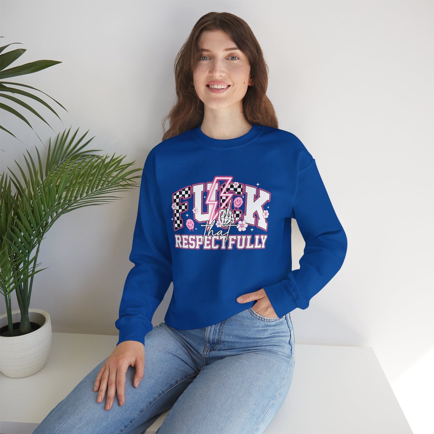 F**k That Respectfully Unisex Heavy Blend™ Crewneck Sweatshirt