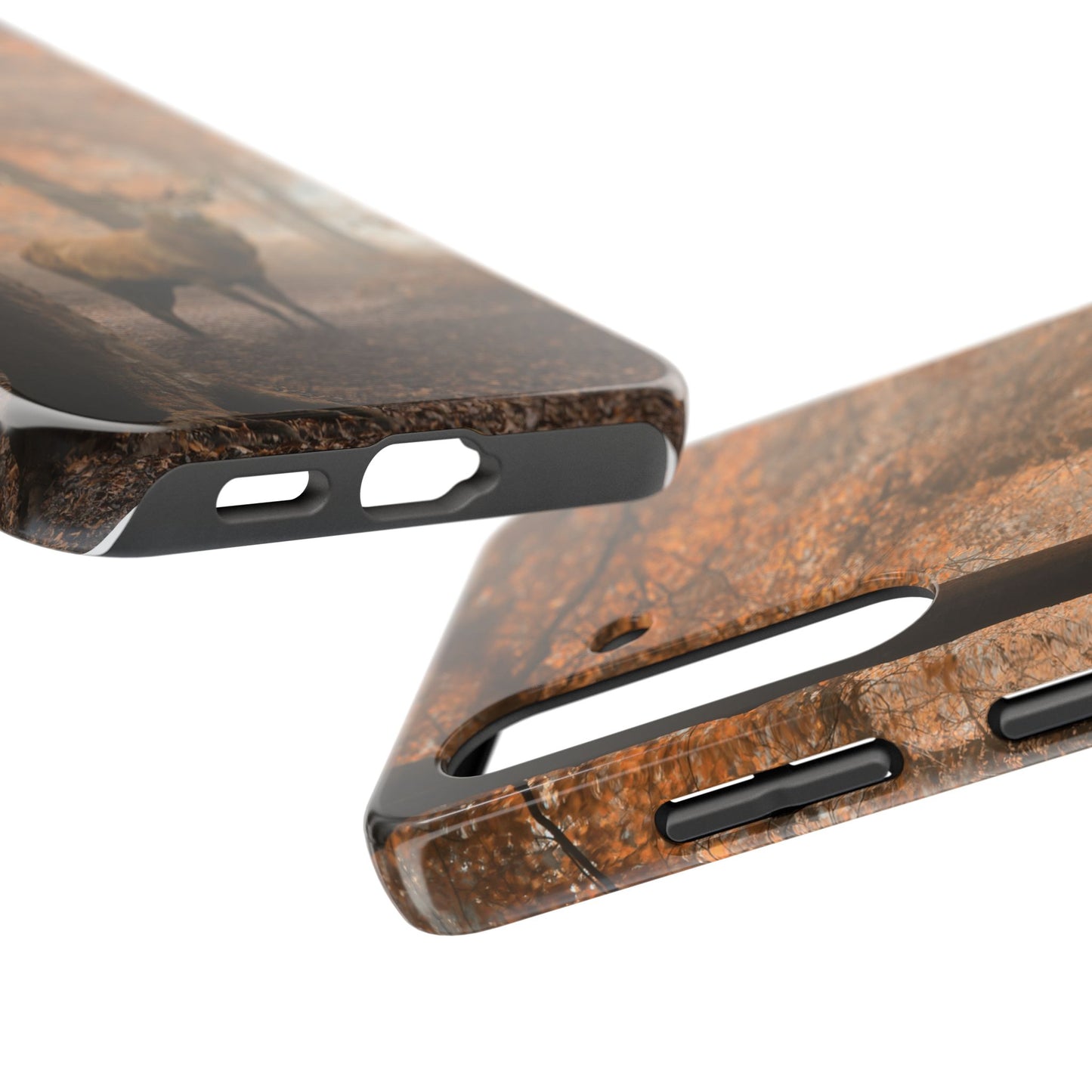 Nature-Inspired Tough Phone Case - Majestic Stag in Autumn Forest