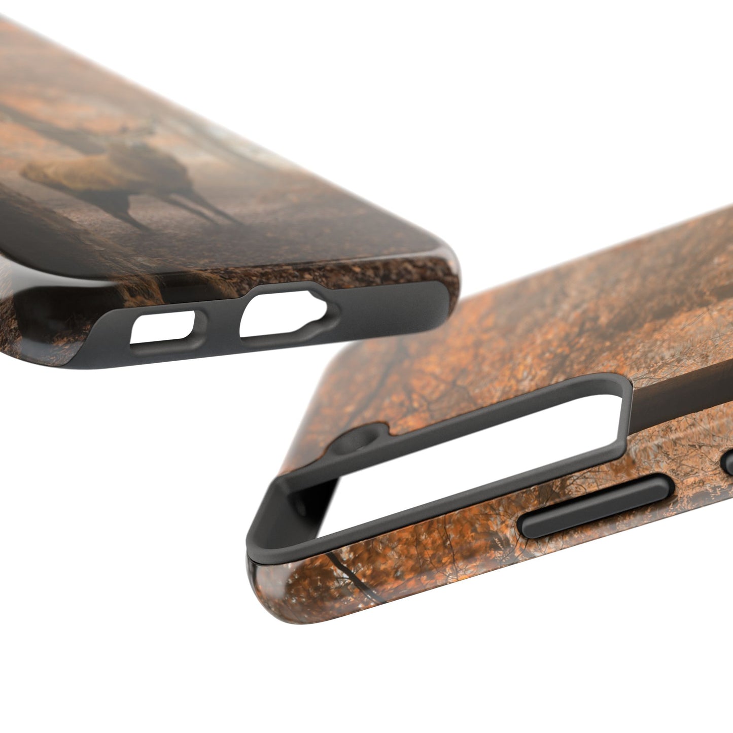 Nature-Inspired Tough Phone Case - Majestic Stag in Autumn Forest