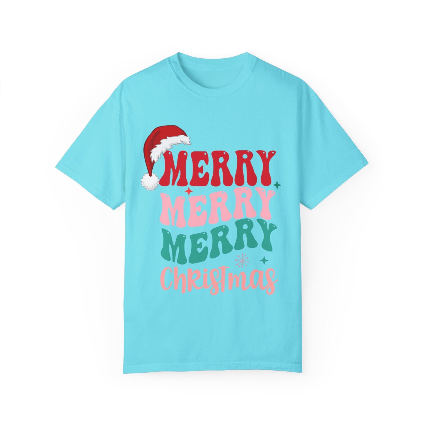 Merry Christmas Unisex Garment-Dyed T-Shirt