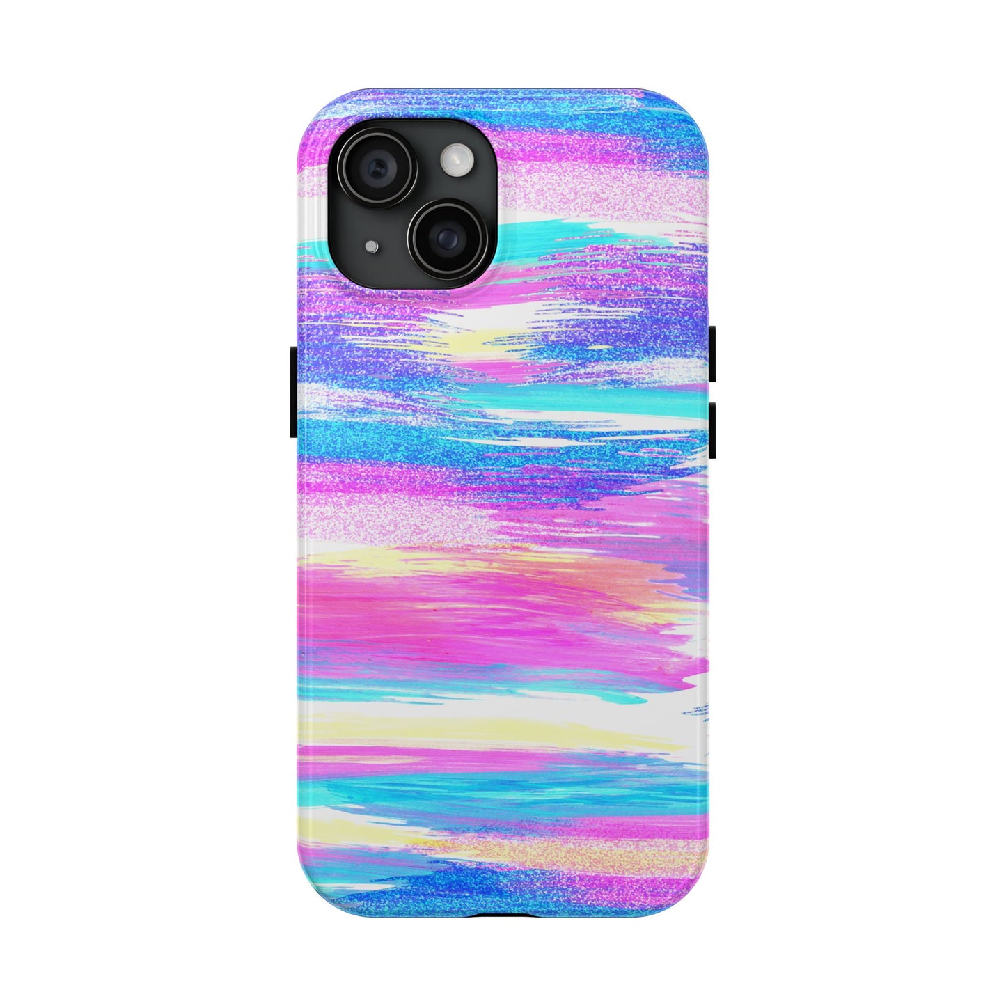 Colorful Abstract Tough Phone Case - Vibrant Protection for Your Device