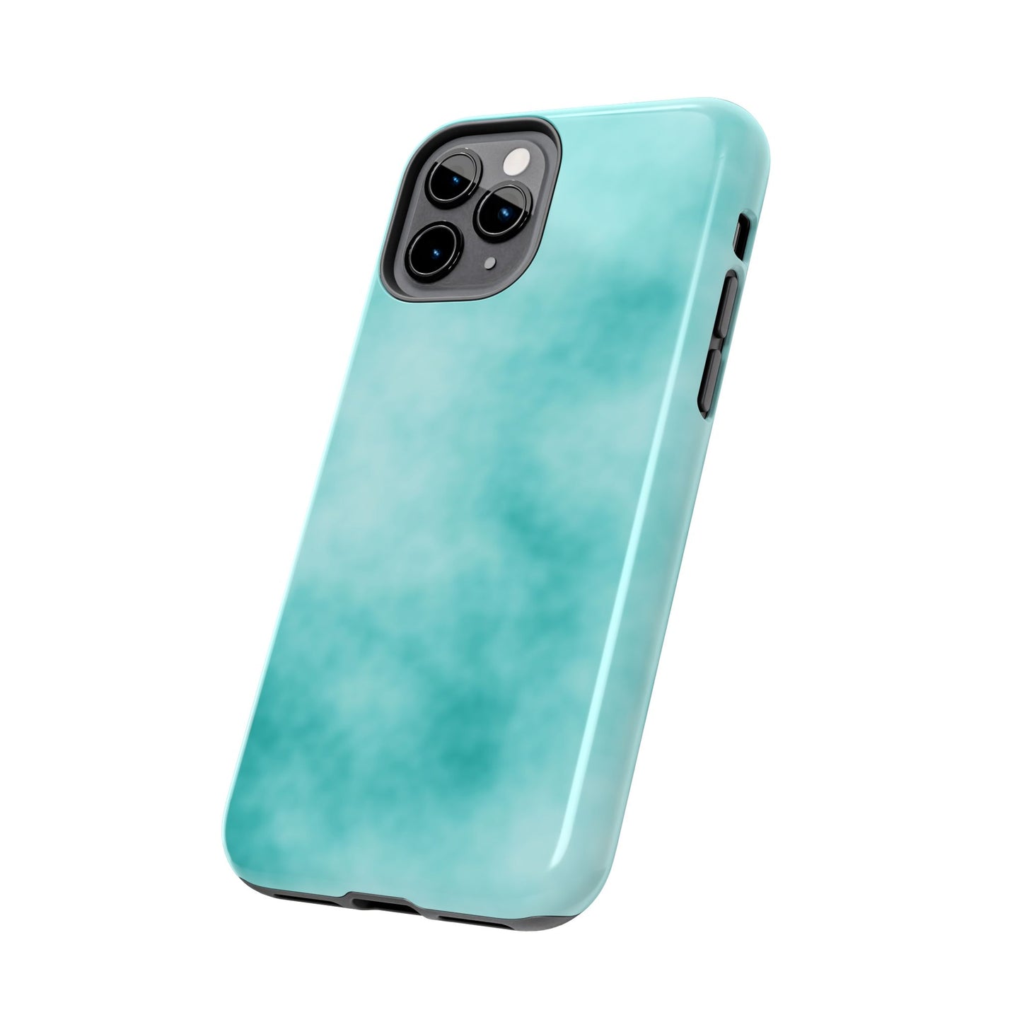 Vibrant Aqua Tough Phone Cases - Stylish & Durable Protection for Your Device