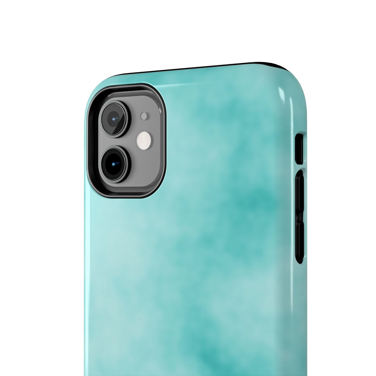 Vibrant Aqua Tough Phone Cases - Stylish & Durable Protection for Your Device