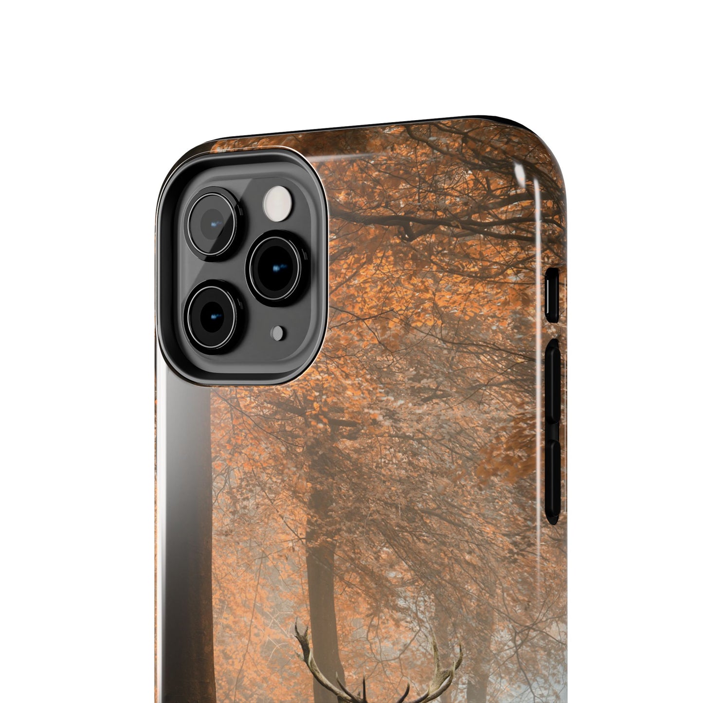 Nature-Inspired Tough Phone Case - Majestic Stag in Autumn Forest