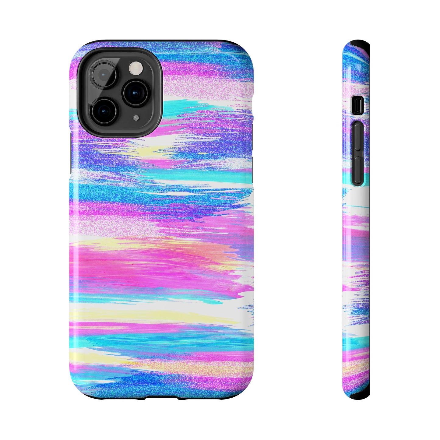 Colorful Abstract Tough Phone Case - Vibrant Protection for Your Device