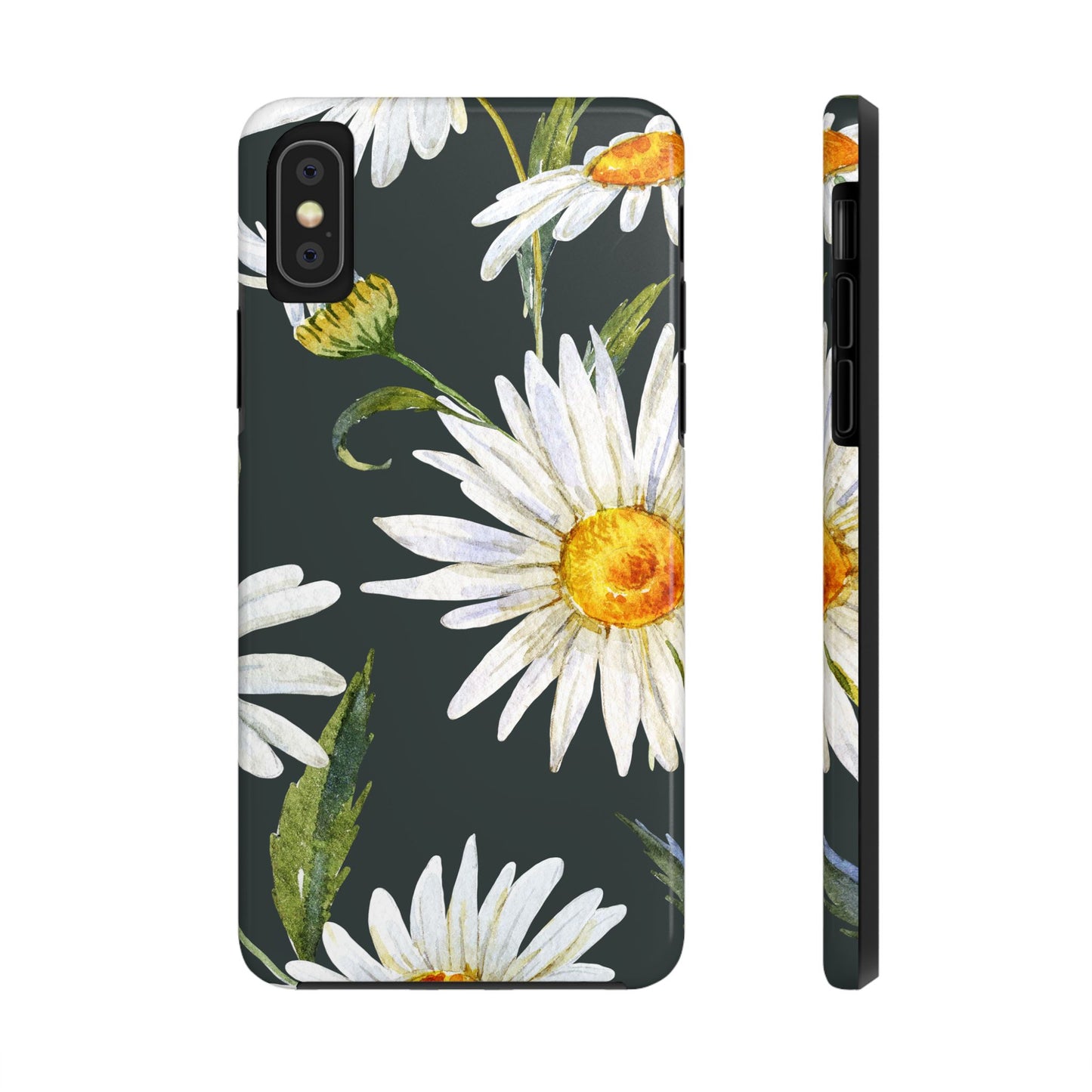 Floral Tough Phone Cases - Durable Protection with Daisy Design