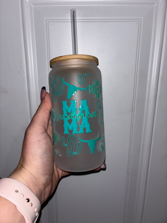 Mama UVDTF Glass Cup