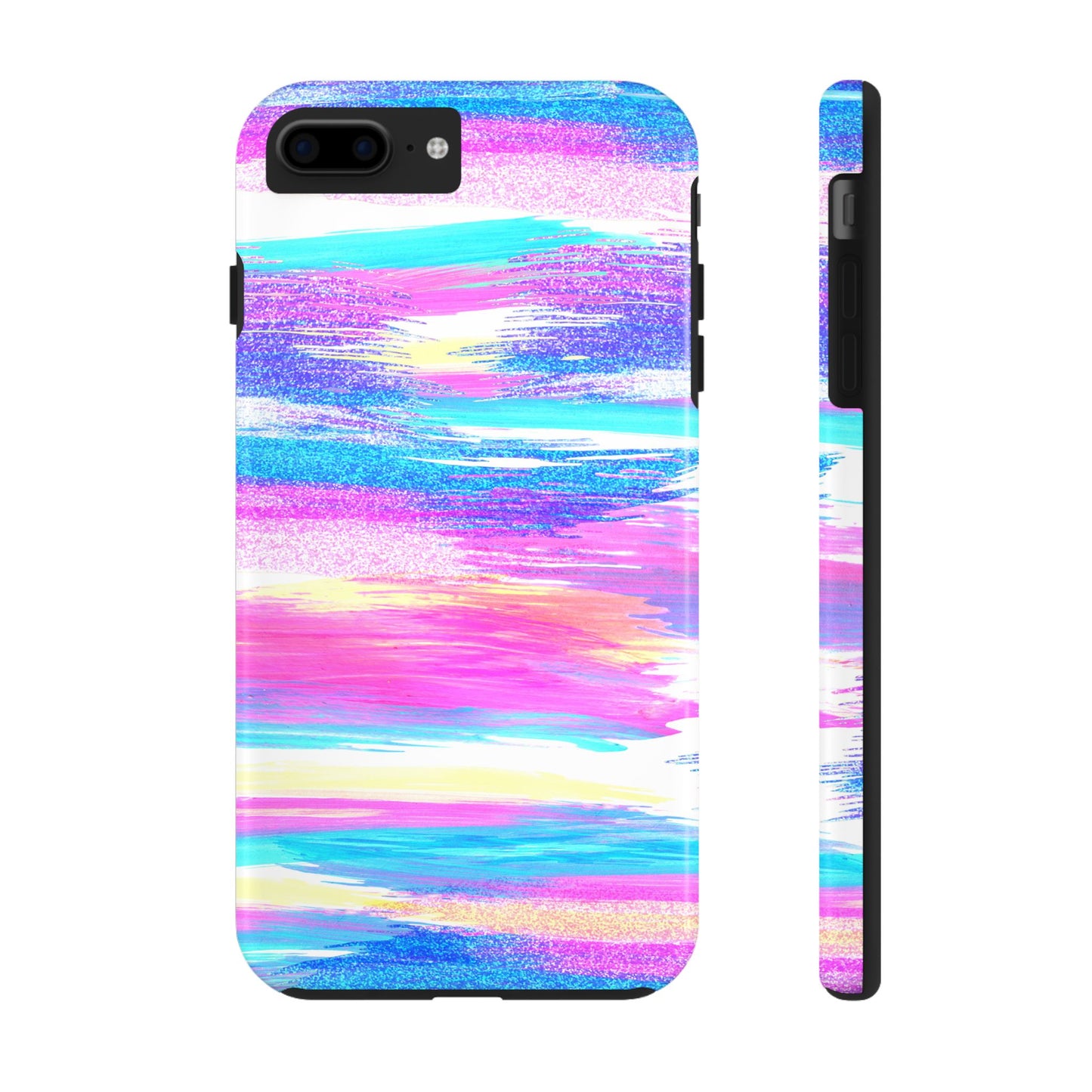 Colorful Abstract Tough Phone Case - Vibrant Protection for Your Device