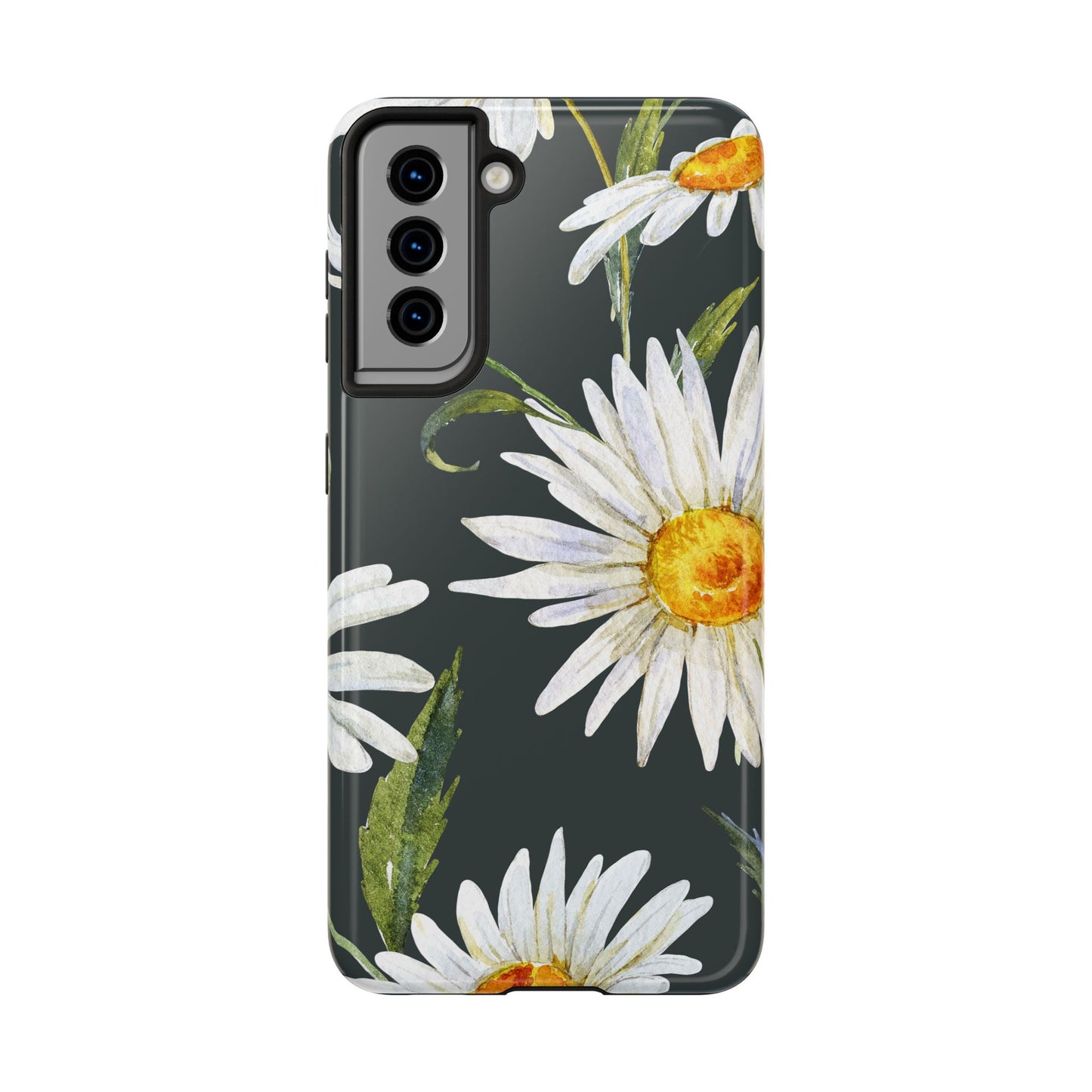 Floral Tough Phone Cases - Durable Protection with Daisy Design