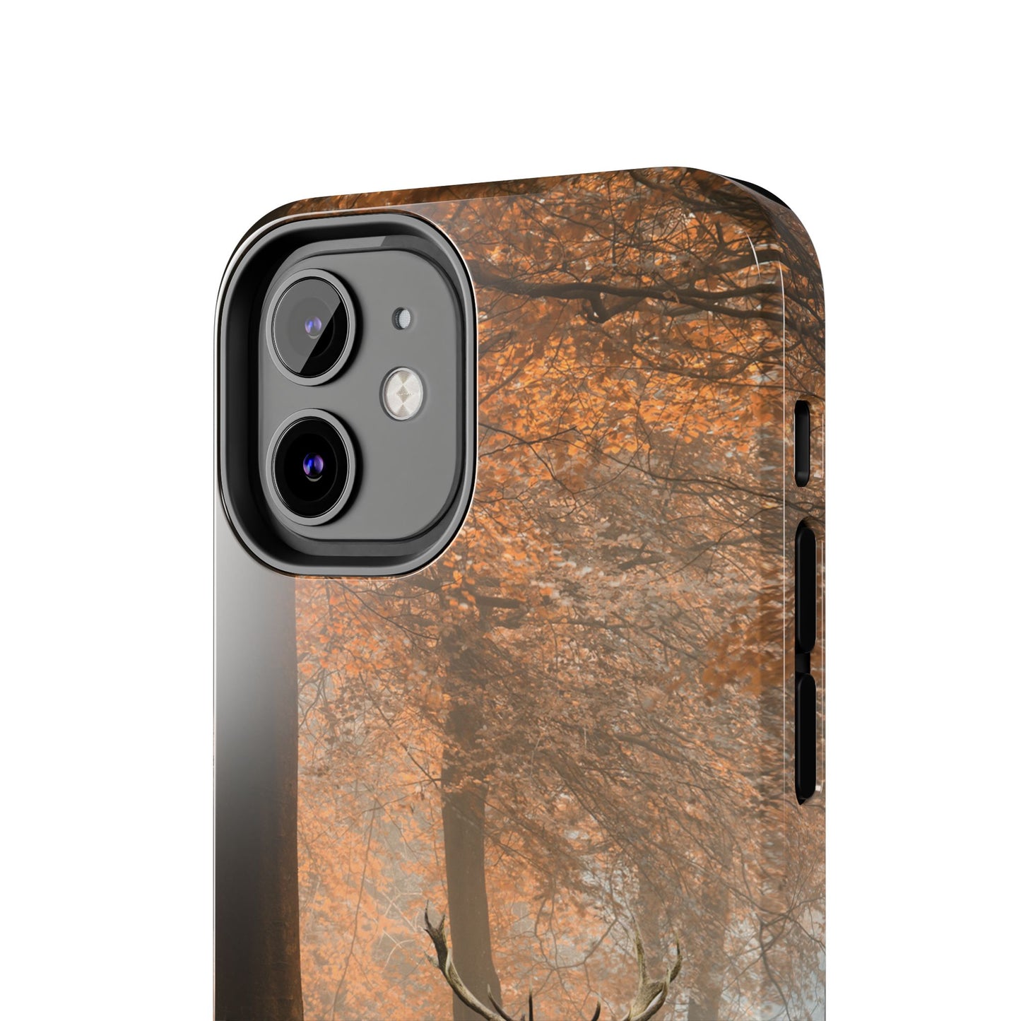 Nature-Inspired Tough Phone Case - Majestic Stag in Autumn Forest