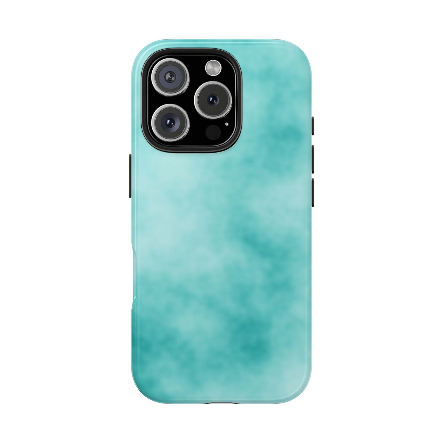 Vibrant Aqua Tough Phone Cases - Stylish & Durable Protection for Your Device