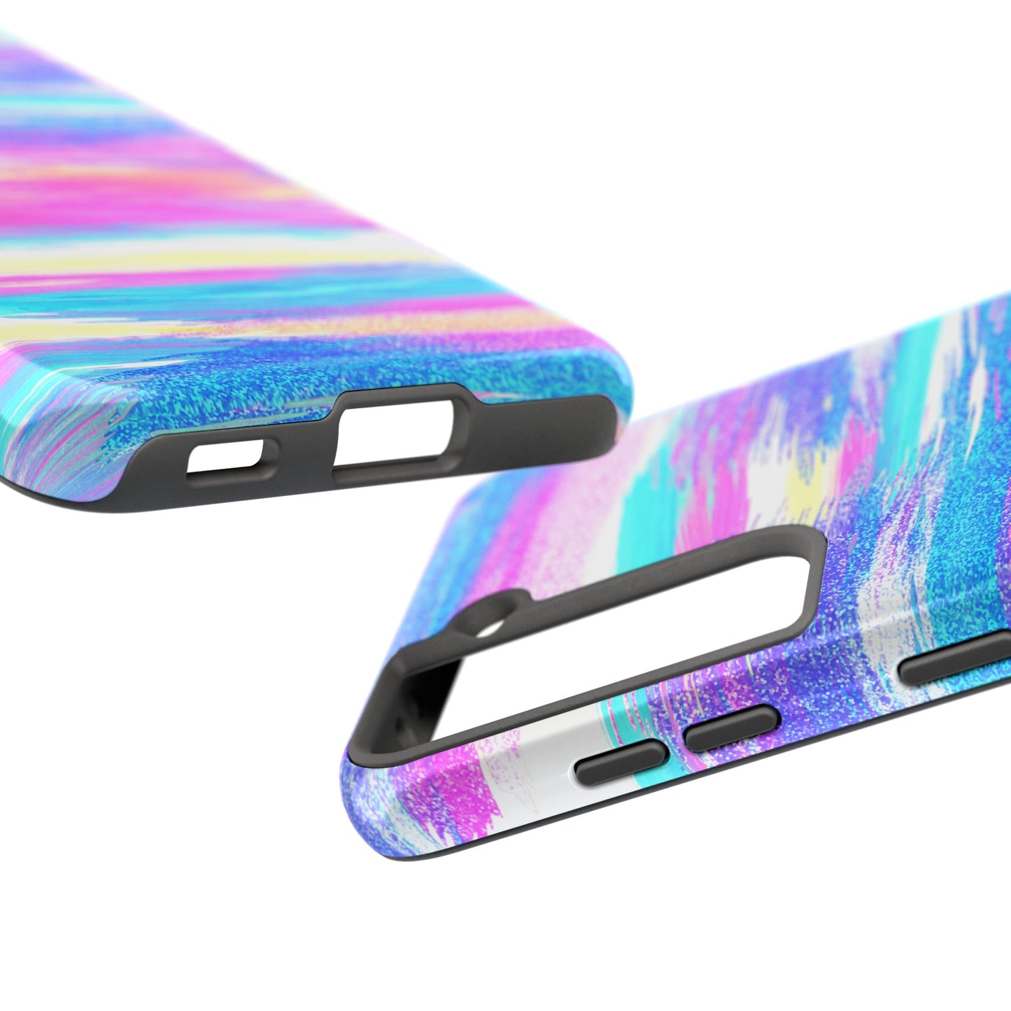 Colorful Abstract Tough Phone Case - Vibrant Protection for Your Device