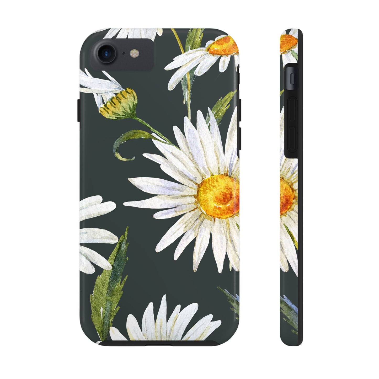 Floral Tough Phone Cases - Durable Protection with Daisy Design