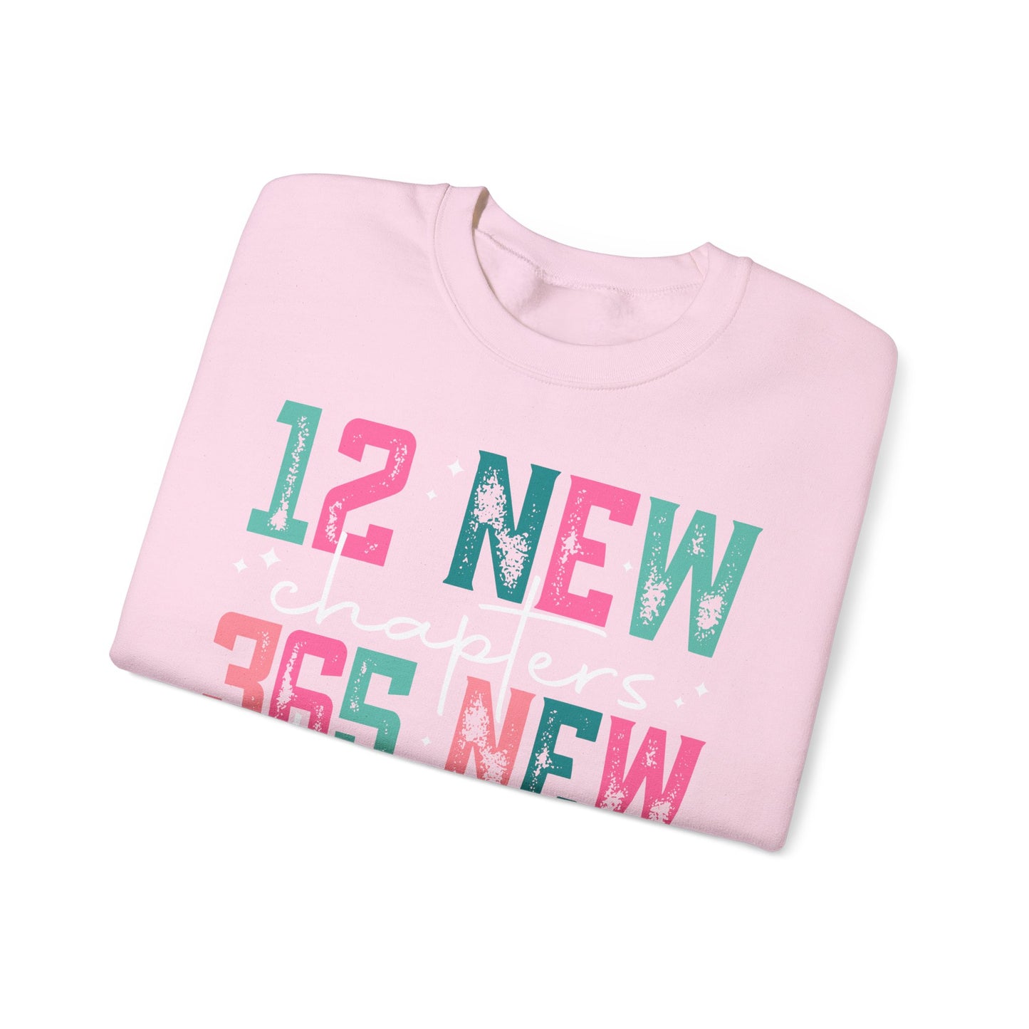 New Chapters Crewneck Sweatshirt – 12 New Chapters, 365 New Chances