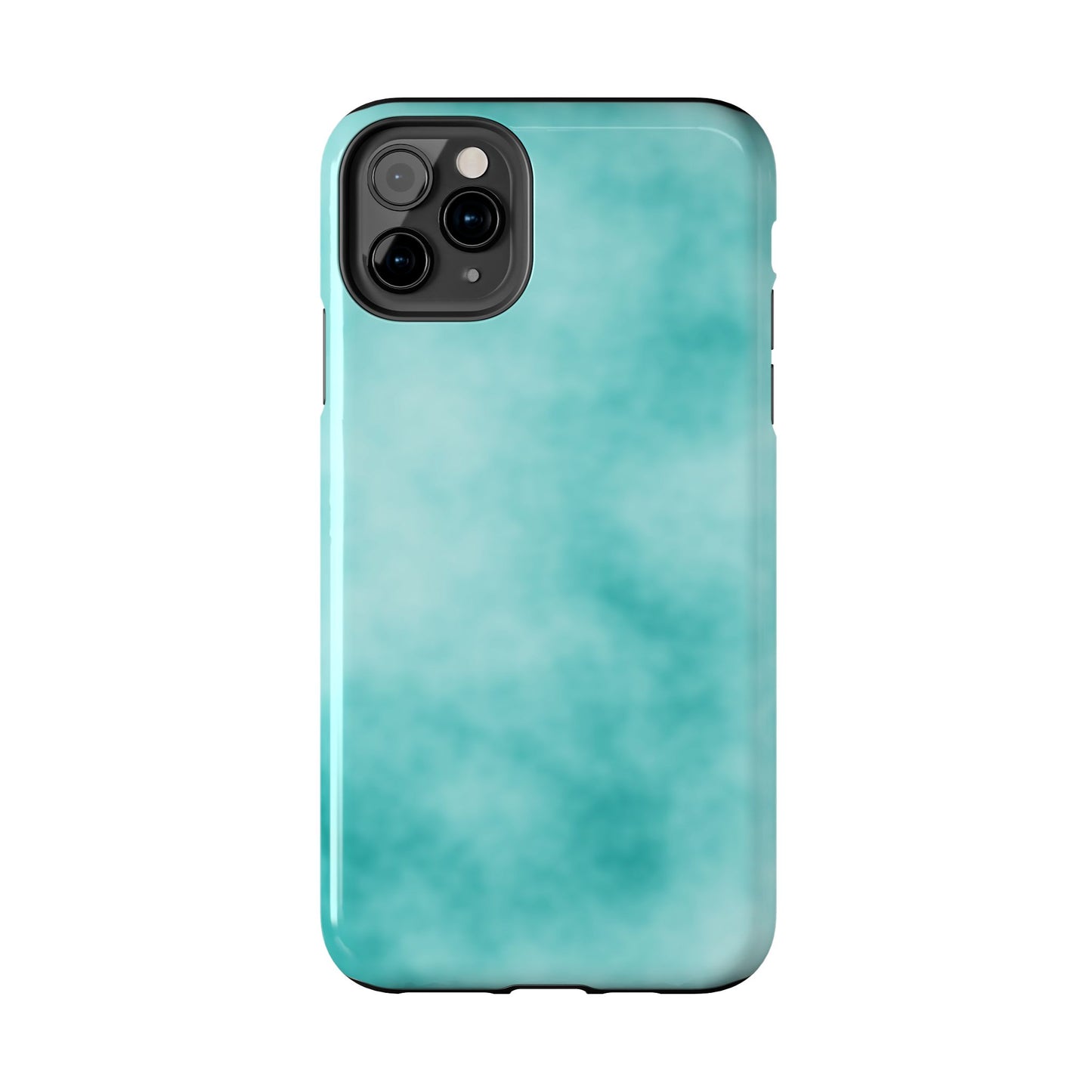 Vibrant Aqua Tough Phone Cases - Stylish & Durable Protection for Your Device