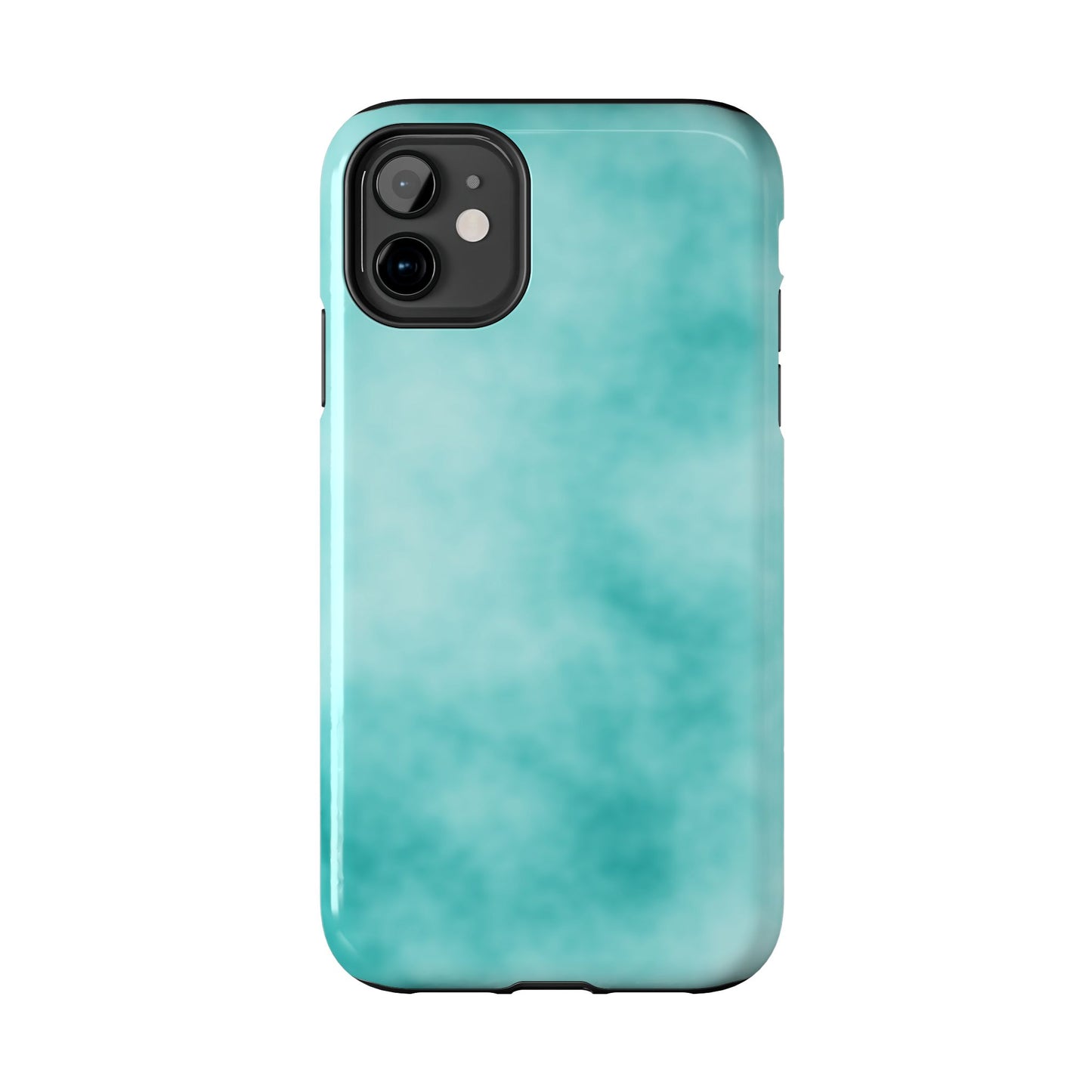 Vibrant Aqua Tough Phone Cases - Stylish & Durable Protection for Your Device