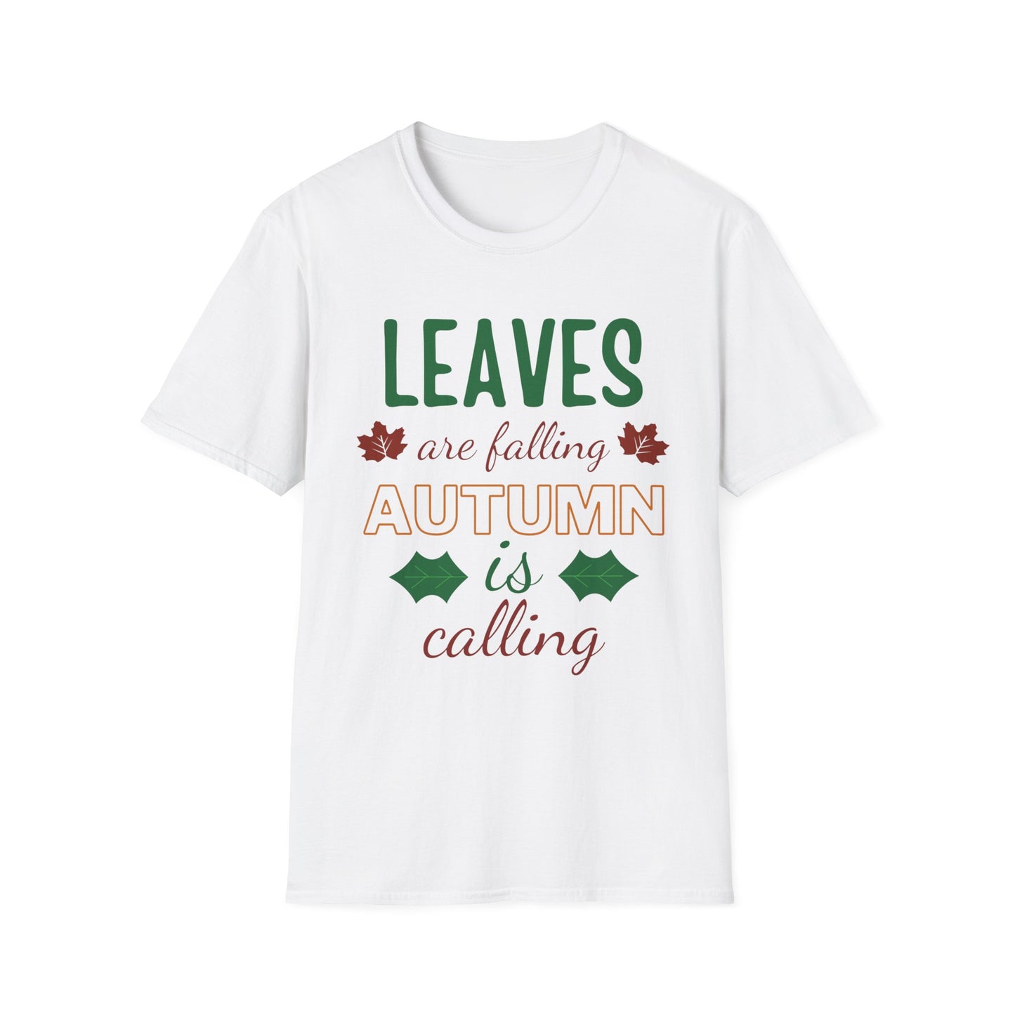 Autumn Leaves Unisex Softstyle T-Shirt