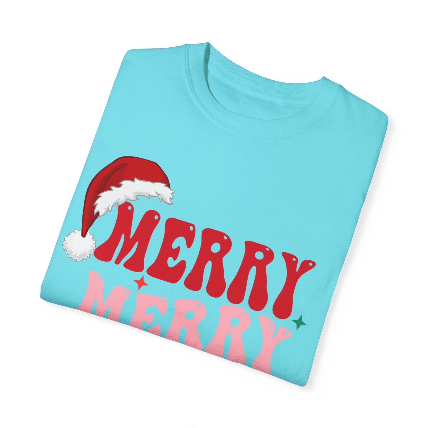 Merry Christmas Unisex Garment-Dyed T-Shirt