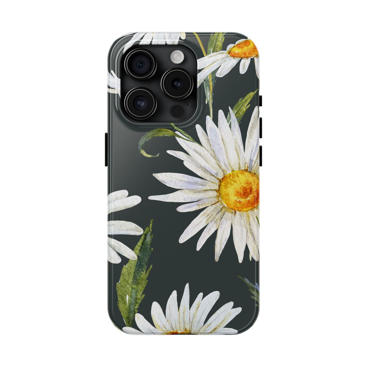 Floral Tough Phone Cases - Durable Protection with Daisy Design