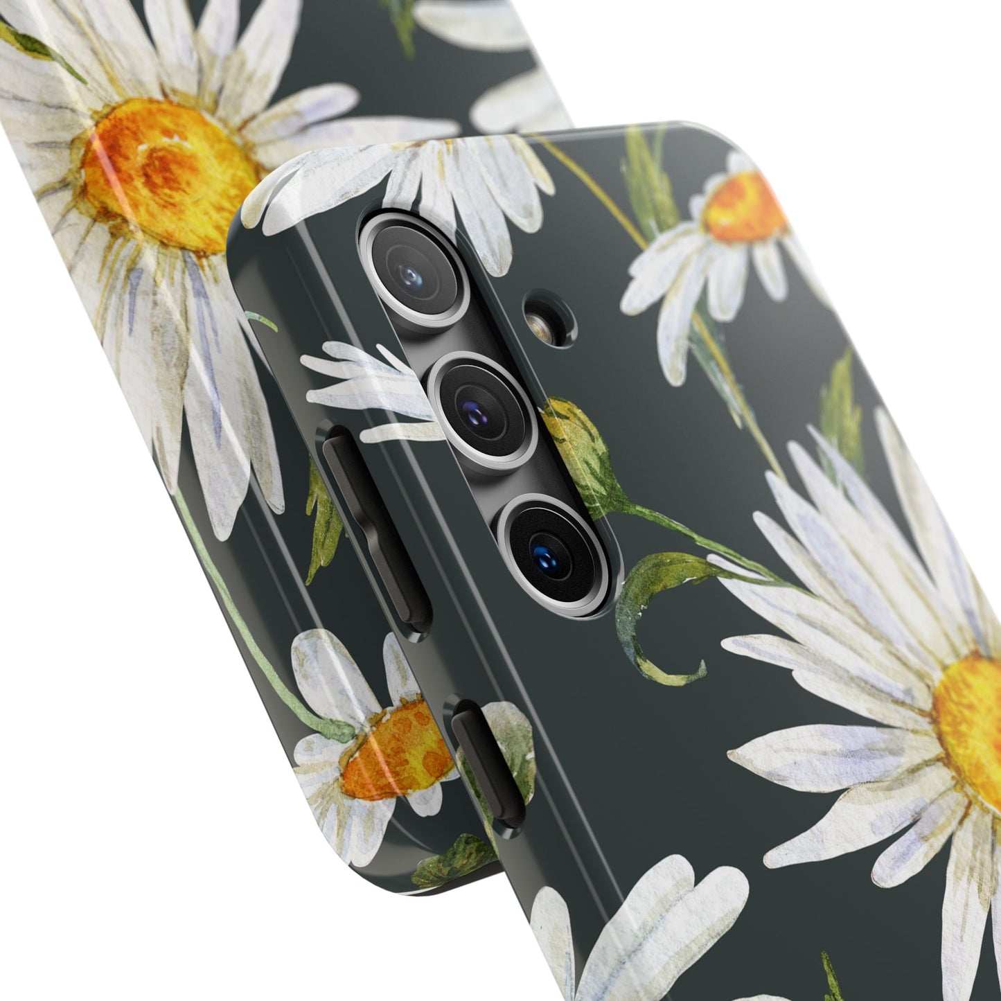 Floral Tough Phone Cases - Durable Protection with Daisy Design