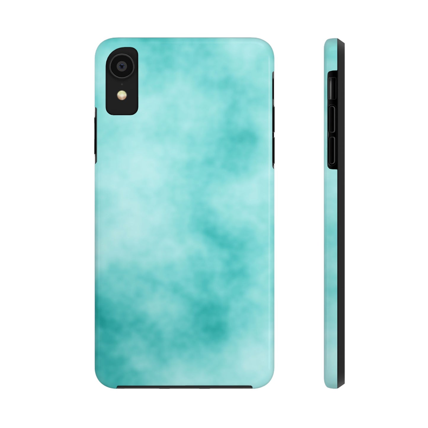 Vibrant Aqua Tough Phone Cases - Stylish & Durable Protection for Your Device