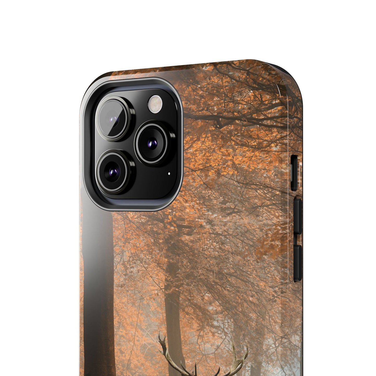 Nature-Inspired Tough Phone Case - Majestic Stag in Autumn Forest