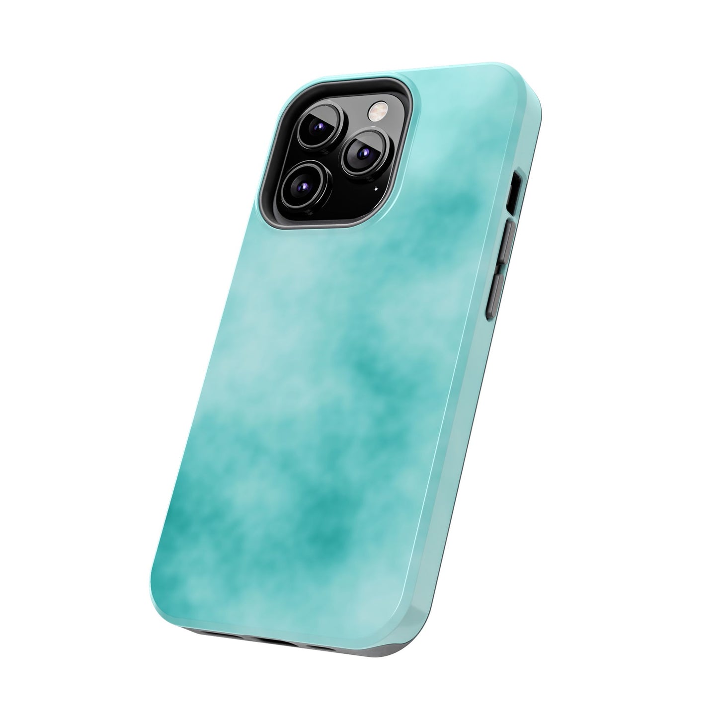 Vibrant Aqua Tough Phone Cases - Stylish & Durable Protection for Your Device