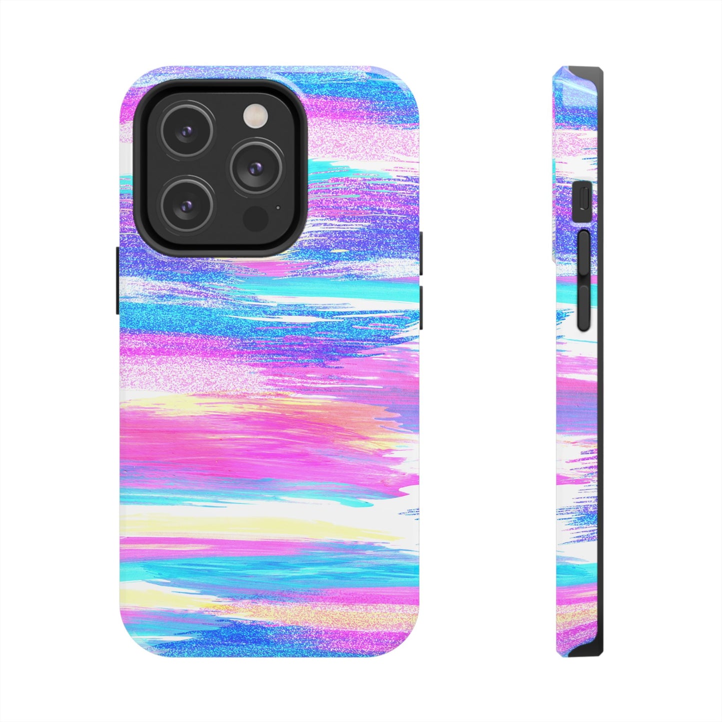 Colorful Abstract Tough Phone Case - Vibrant Protection for Your Device