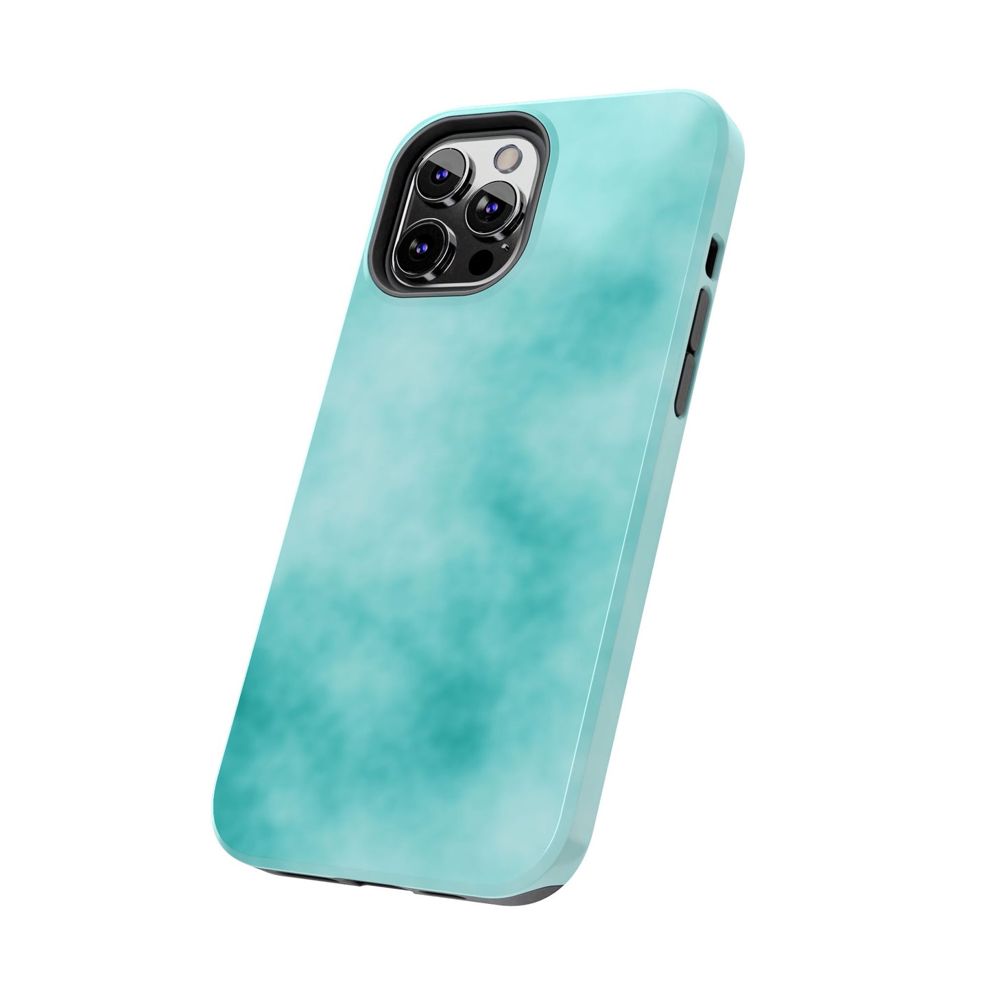 Vibrant Aqua Tough Phone Cases - Stylish & Durable Protection for Your Device