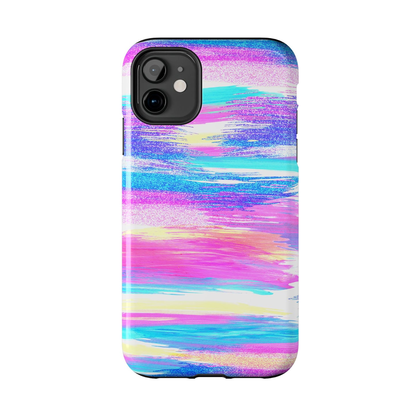 Colorful Abstract Tough Phone Case - Vibrant Protection for Your Device