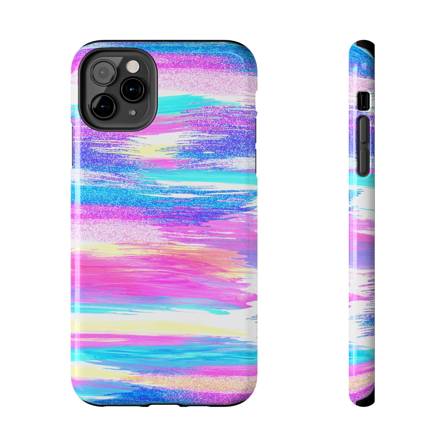 Colorful Abstract Tough Phone Case - Vibrant Protection for Your Device