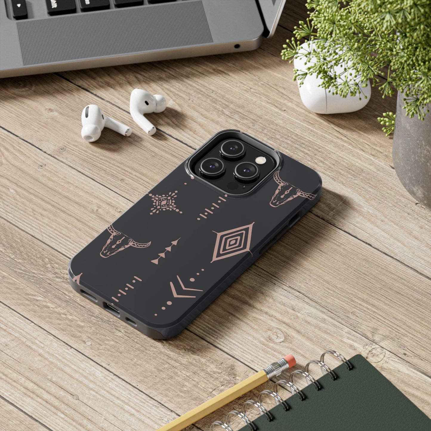 Southwestern Pattern Tough Phone Case - Stylish & Durable