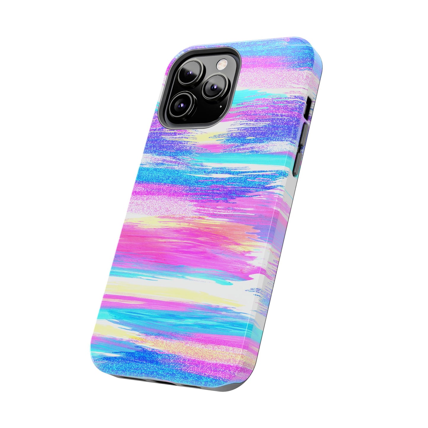 Colorful Abstract Tough Phone Case - Vibrant Protection for Your Device