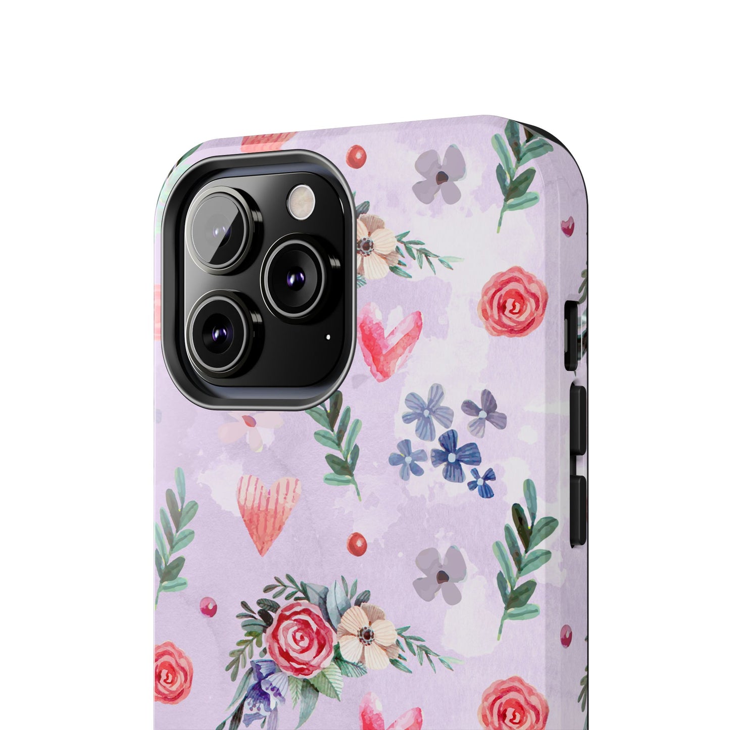 Floral Tough Phone Case - Stylish Protection for Your Device