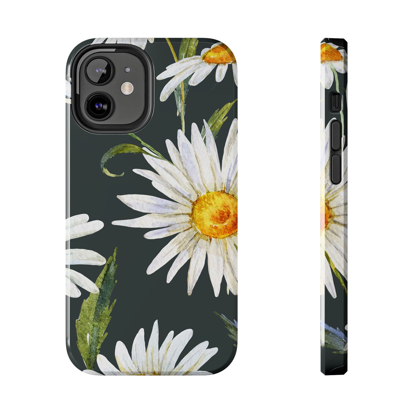 Floral Tough Phone Cases - Durable Protection with Daisy Design