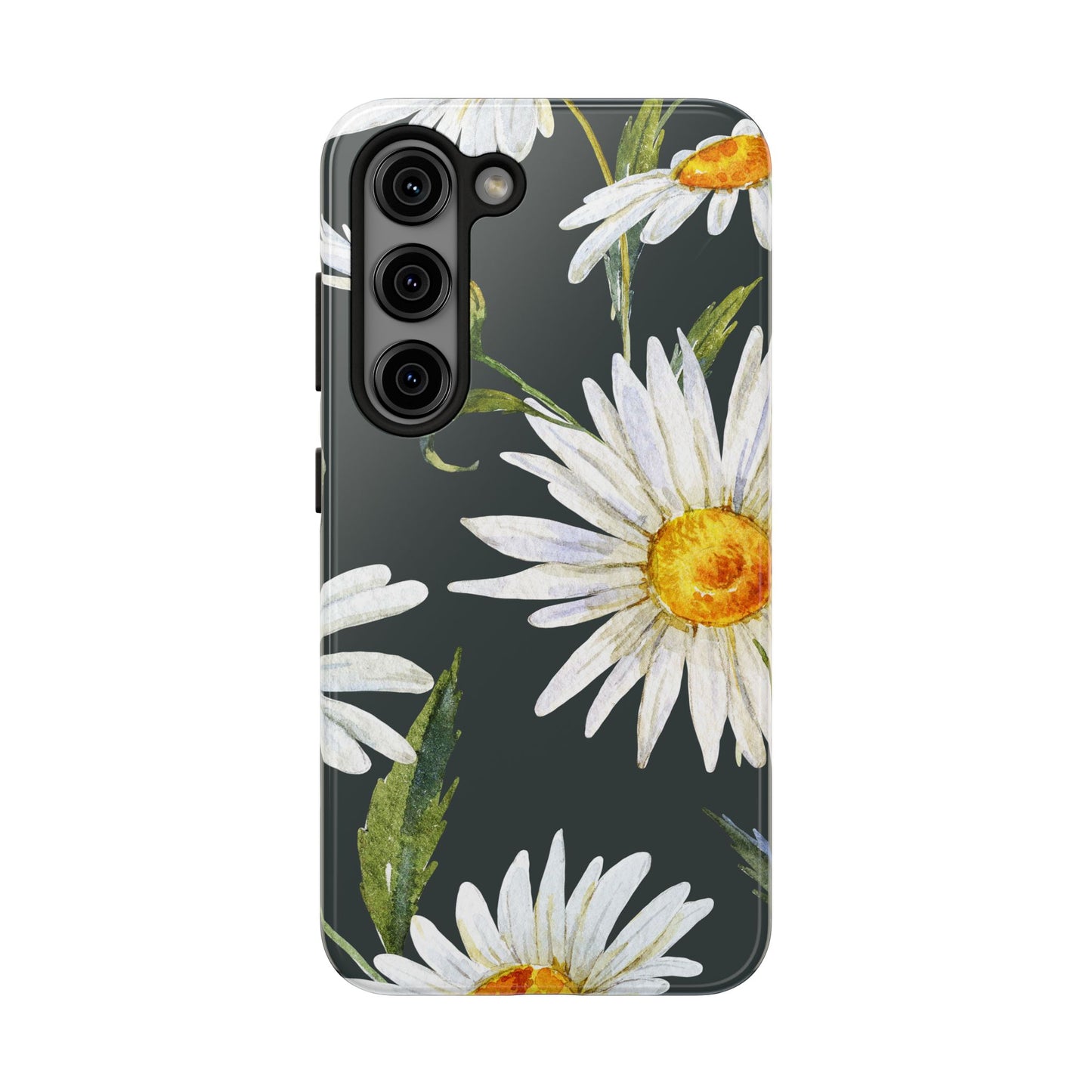 Floral Tough Phone Cases - Durable Protection with Daisy Design